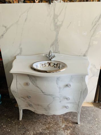 Mobile bagno barocco bombato nuovo - Foto 8