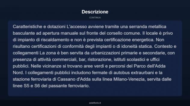 Immobile in asta di 16 m² in vendita a Cassano d'Adda - Foto 7