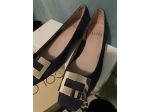 Calzature n 38,5 camoscio blu