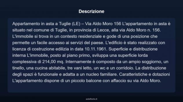 Immobile in asta di 214 m² con più di 5 locali in vendita a Tuglie - Foto 7