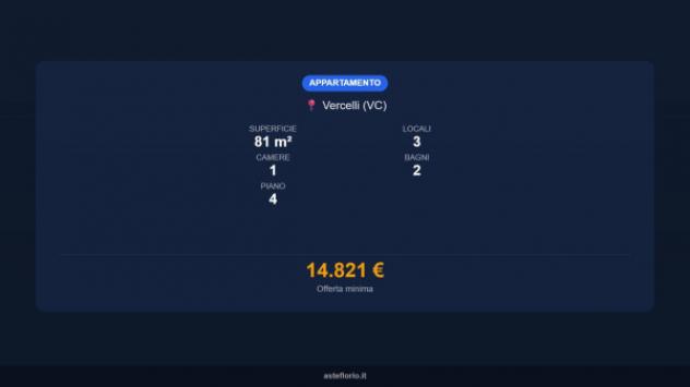 Immobile in asta di 81 m², box auto in vendita a Vercelli - Foto 16