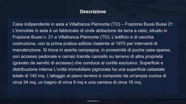 Immobile in asta di 140 m² in vendita a Villafranca Piemonte - Foto 10