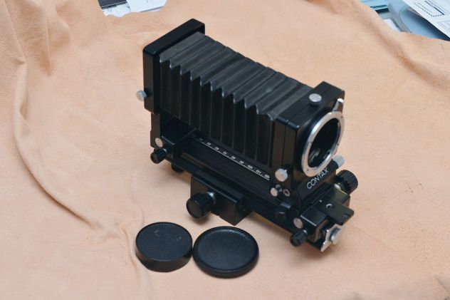 Contax Soffietto Auto Bellows originale con doppia slitta - Foto 4