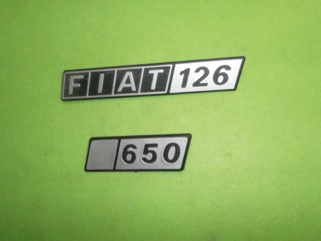 Fiat 126 personal 126 personal 4 126 650 Scritte targhette posteriori Fiat 126 - Foto 5