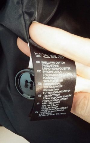 GIACCA DI COTONE NERA H&M - Foto 7
