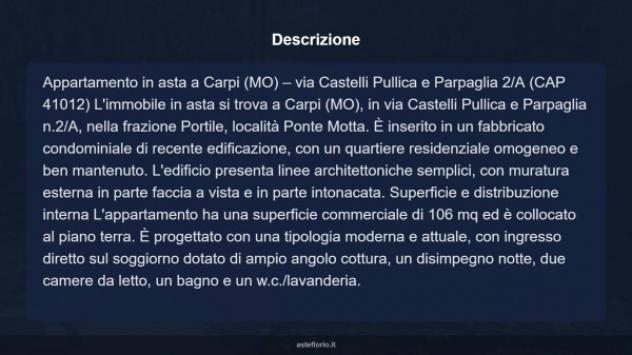 Immobile in asta di 106 m², box auto in vendita a Carpi - Foto 18