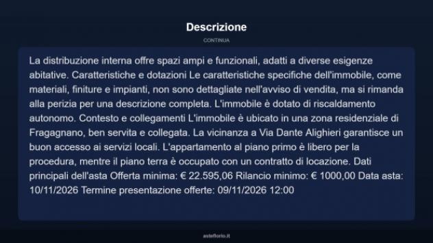 Immobile in asta di 134 m² in vendita a Fragagnano - Foto 9