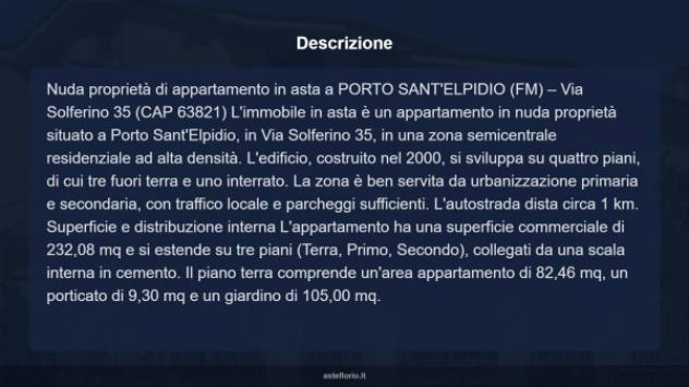 Immobile in asta di 232 m², box auto in vendita a Porto Sant'Elpidio - Foto 9