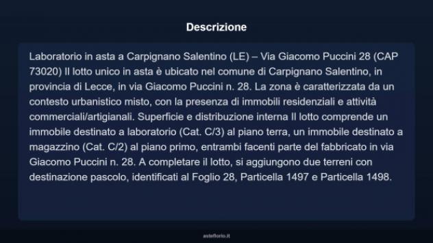 Immobile in asta di 150 m² in vendita a Carpignano Salentino - Foto 2