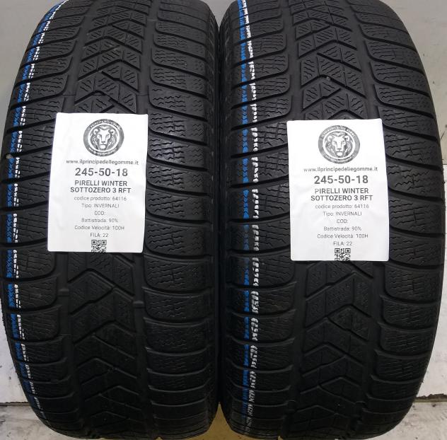 2 GOMME 245 50 18 PIRELLI A64116