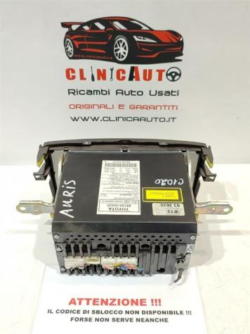 AUTORADIO TOYOTA Auris Serie (E150) 86120-02520 1NDTV (0712) - Foto 4