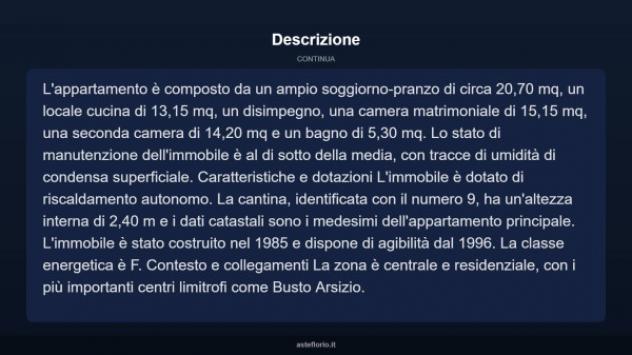 Immobile in asta di 82 m² in vendita a Gorla Minore - Foto 12