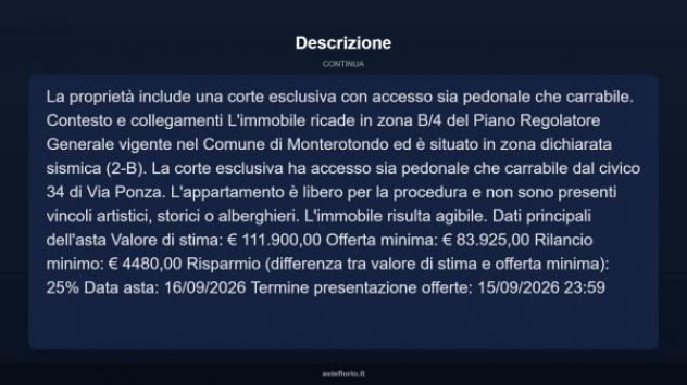 Immobile in asta di 90 m² in vendita a Monterotondo - Foto 11