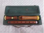 Antico flauto dolce contralto o tenore raro in legno marchio Barenreiter