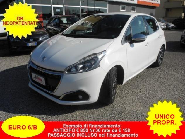 PEUGEOT 208 1.6 BlueHDi 75cv 5p. - OK NEOPATEN. -Uni Propriet. rif. 23456629