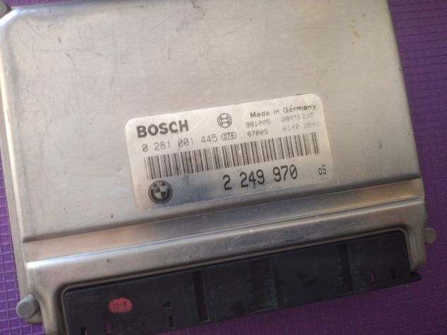 0281001445 BOSCH EDC15M 7785098 CENTRALINA MOTORE ECU BMW 320D E46 100KW 136CV