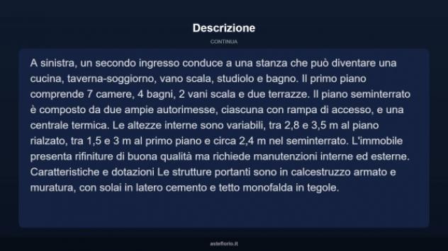 Immobile in asta di 551 m² con più di 5 locali e box auto doppio in vendita a Abano Terme - Foto 12