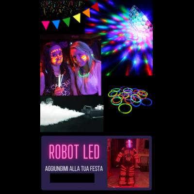 FESTA "JUST DANCE" PER BAMBINI discoteca fluo
