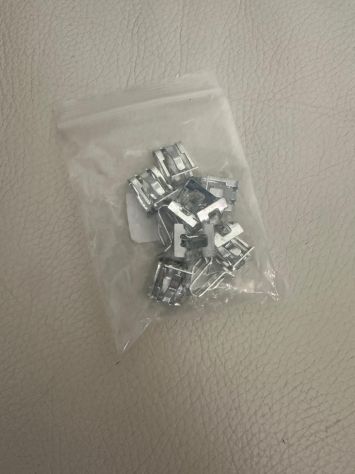 10Pz Clip di fissaggio in metallo per auto, clip di fissaggio in metallo