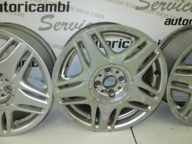 6.5JX16H2 ET37 SET 4 CERCHI IN LEGA DA 16 POLLICI 4 FORI LANCIA LYBRA SW 2.4 D 110KW 5M 5P (2002) RICAMBIO USATO LEGGERMENTE STRISCIATI DA SISTEMARE - Foto 3