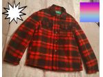 Benetton camicia over imbottita tartan