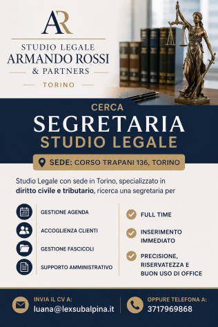 Ricerca Segretaria full time