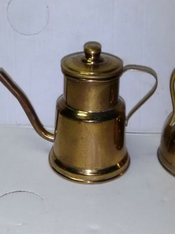 piccoli ninnoli vintage in ottone - caffettiere antiche - Foto 2
