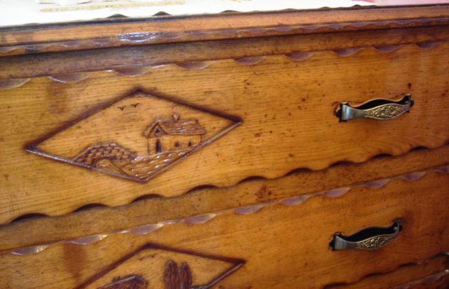 CASSETTONE COMO' IN STILE LEGNO MASSELLO - Foto 3