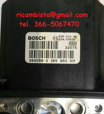 0265226048 Audi A4 gruppo ABS centralina Bosch