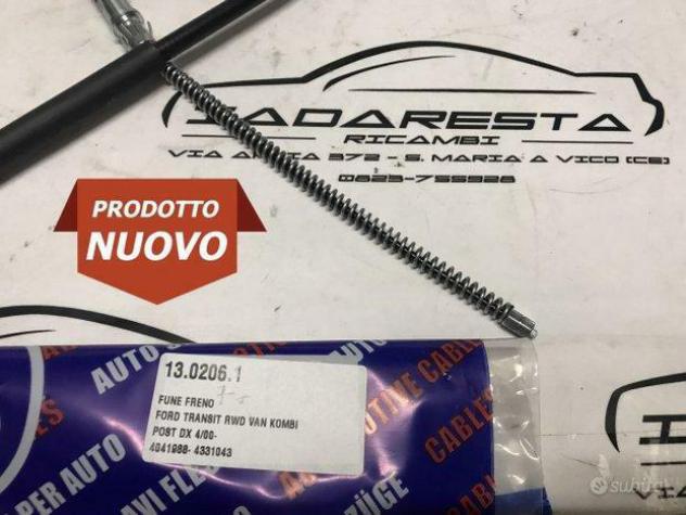 Cavo Freno a Mano Destro Ford Transit 4041988 - Foto 3