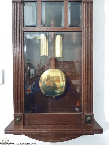 176305 Antico orologio a pendolo Vienna - Foto 7