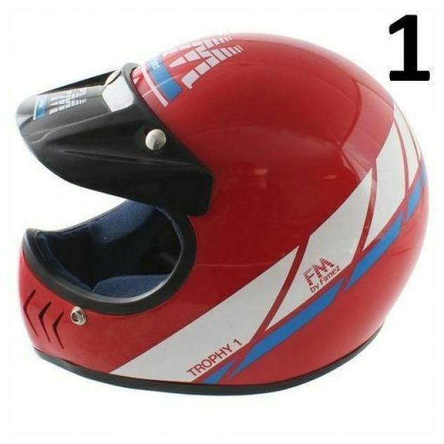 Casco epoca FM Fimez Trophy rosso - Foto 2