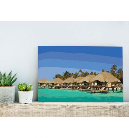 Quadro Fai Da Te 60x40 Cm. Mare N.7 ARREDALACASA Spedizione Gratis - Foto 2
