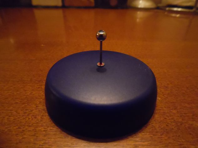 1 PIERCING NUOVO BELLISSIMO PER LABBRO BOCCA CON BRILLANTE AZZURRO SOPRA LA PALL - Foto 3