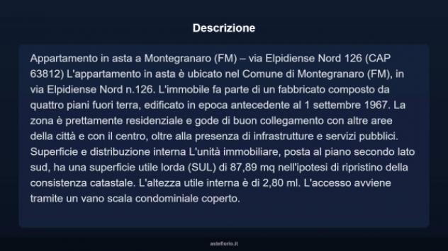 Immobile in asta di 75 m² in vendita a Montegranaro - Foto 5