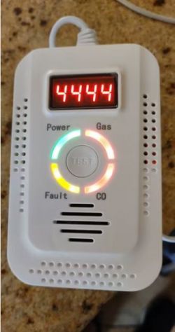 Rilevatore di gas e di monossido 220/Batteria 9v - Foto 5