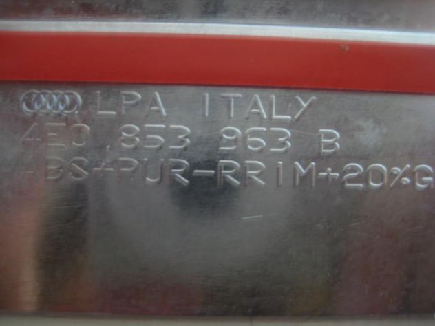 MODANATURA CORNICE PORTA CENTRALE AUDI A8 S8 4E0853963B - Foto 5