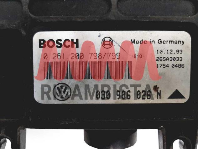 0261200798/799 Volkswagen Polo 1.3 centralina motore Bosch - Foto 2