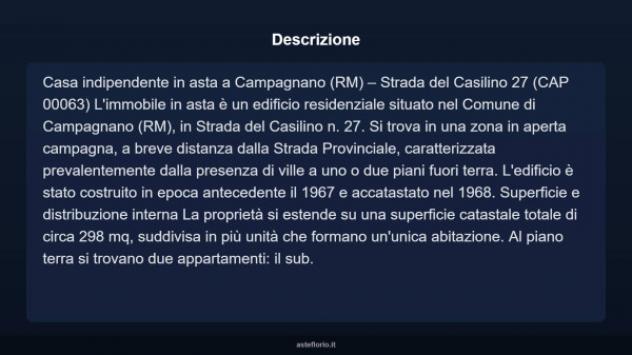 Immobile in asta di 298 m² in vendita a Campagnano di Roma - Foto 4