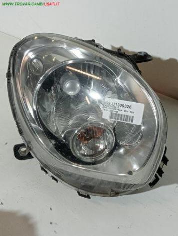 PROIETTORE D. (SUPPORTO FARO LAT ROTTO) 999-U1309326 Parti elettriche  Fanaleria  Proiettori  Proiettore ant. MINI - COUNTRYMAN - 2010 - 2016, MINI -