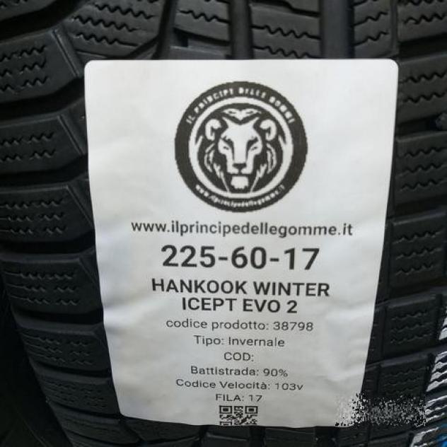 2 gomme 225 60 17 hankook a38798 - Foto 2
