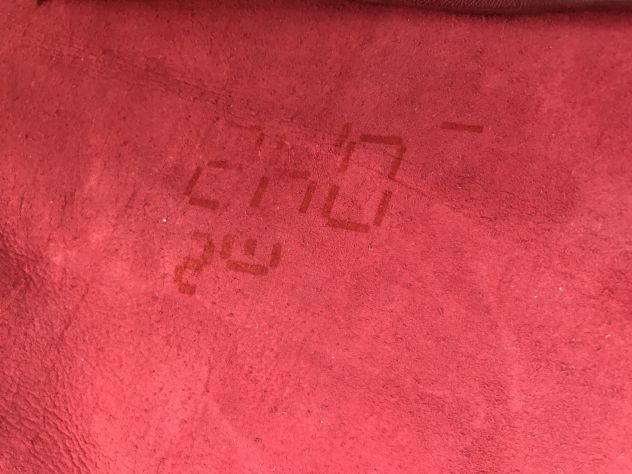 Pelle nappa rosso scarlatto da pelletteria - Foto 7