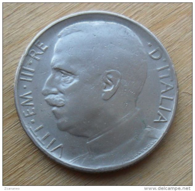 50 CENTESIMI LEONI DEL 1920 LISCIO - REGNO VITT. EMANUELE III° - - Foto 3