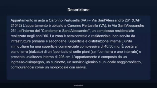 Immobile in asta di 40 m² in vendita a Caronno Pertusella - Foto 4