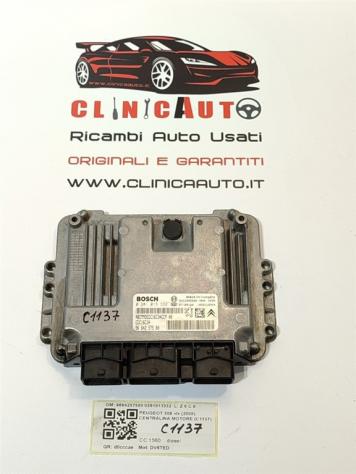 CENTRALINA MOTORE PEUGEOT 308 Serie 9664257580 0281013332 DV6TED diesel 1560 (0714)