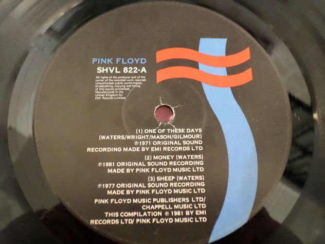 PINK FLOYD - A Collection Of Great Dance Songs SHVL 822 - LP  / 33 giri 1981 UK - Foto 3