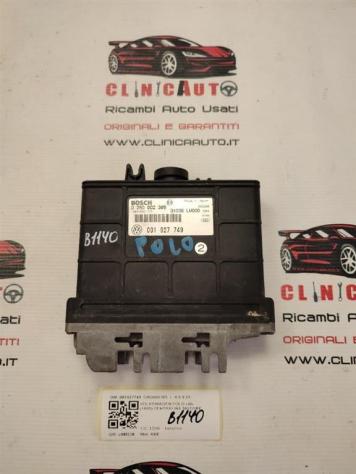 CENTRALINA MOTORE VOLKSWAGEN Polo 3° Serie 001927749 0260002385 AEE benzina 1598 (9401)