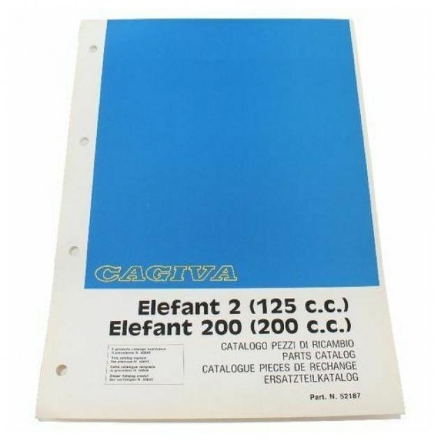 Catalogo ricambi Cagiva Elefant 2 125 e 200 - 52187