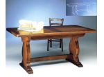 Tavolo toulipier riquadrato 4 allunghe arte povera cod 10911o10912