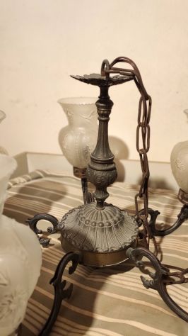 Coppia lampadari anni 70 in perfette condizioni - Foto 4